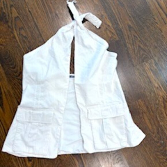 EUC Zara thick viscose backless cross over top/vest sz S - Picture 1 of 7
